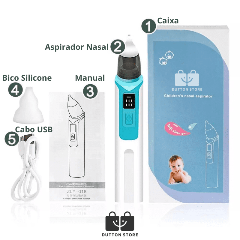 Aspirador Nasal Elétrico Dutton™ | Frete Grátis