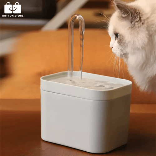 Bebedouro Automático para Gatos | Dispenser de 1,5 Litos + Filtragem