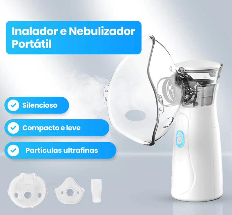 Inalador Nebulizador Dutton™ | Portátil e Ultra Silencioso - Dutton Store