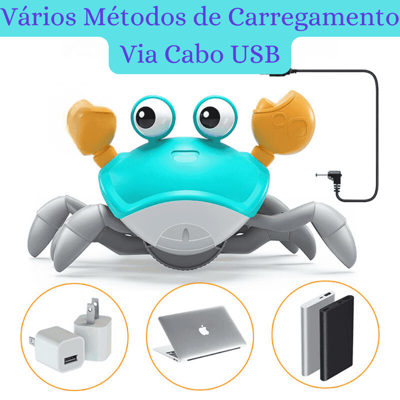 Caranguejo Carambolé [Carregamento Via cabo USB]